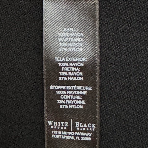 White House Black Market Black Long Minimalist Classic Cardigan Sweater Jacket M - Picture 7 of 9